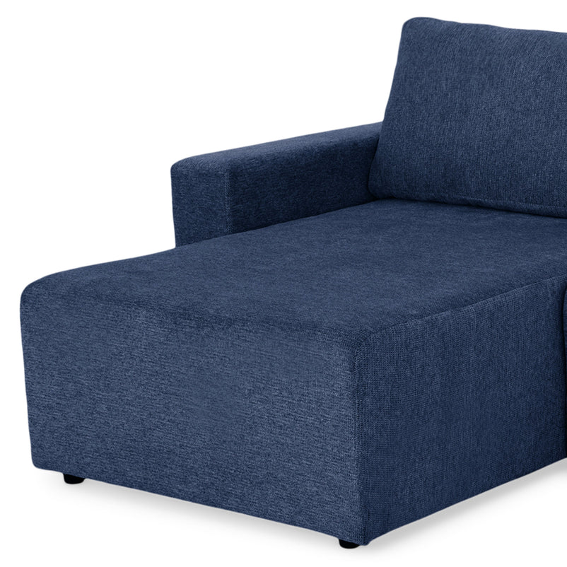 FRIDO Colțar extensibil, șezlong interschimbabil, ladă depozitare, stofă