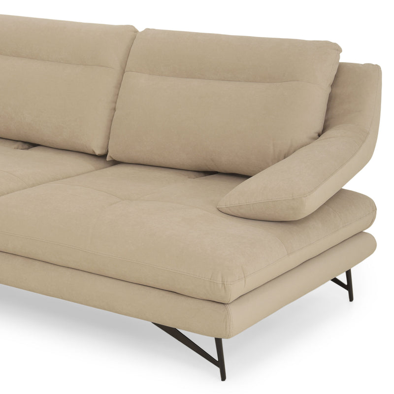 ADISA Canapea 3 locuri, mecanism spătar, stofă