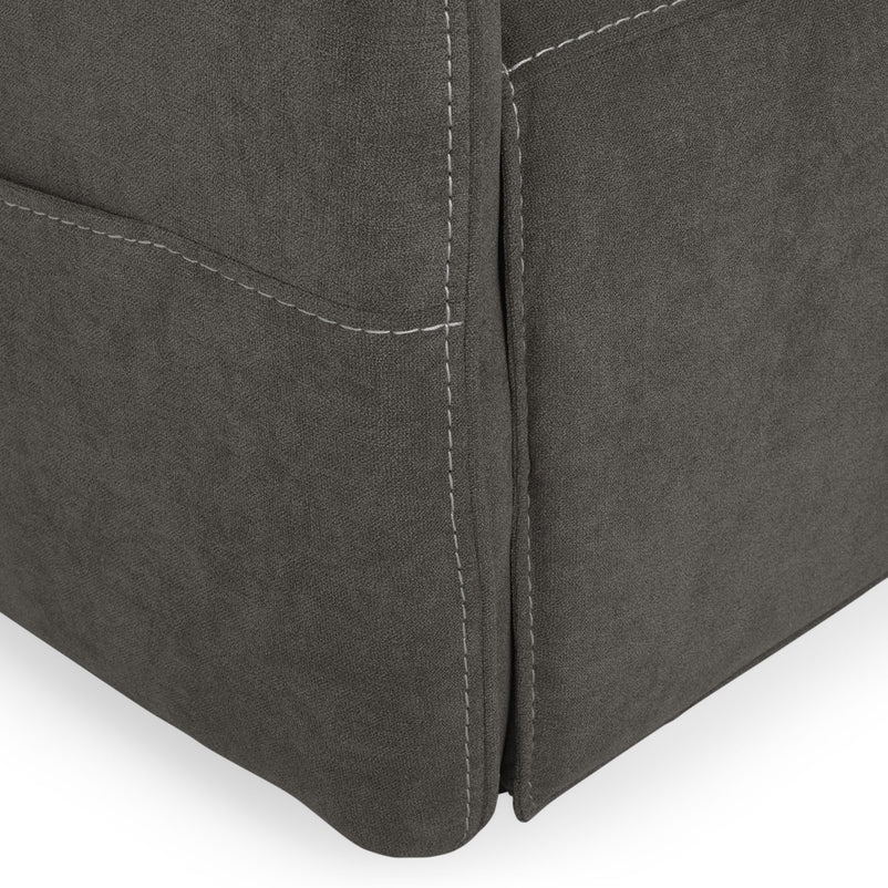 LONOKE Fotoliu, recliner și masaj, stofă