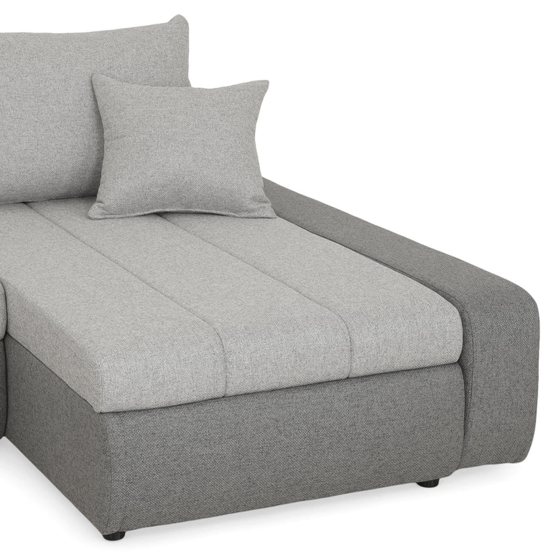 AURA Ansamblu colț extensibil stânga/dreapta, stofă