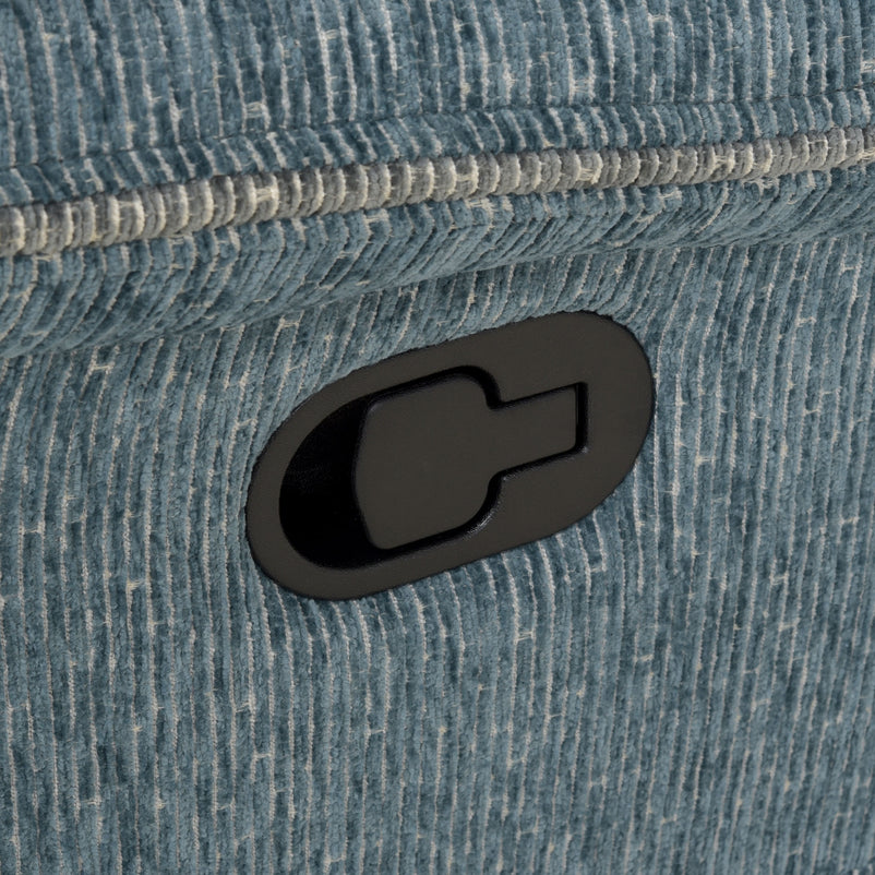 JERSEY Canapea 3 locuri, 2 reclinere manuale, stofă