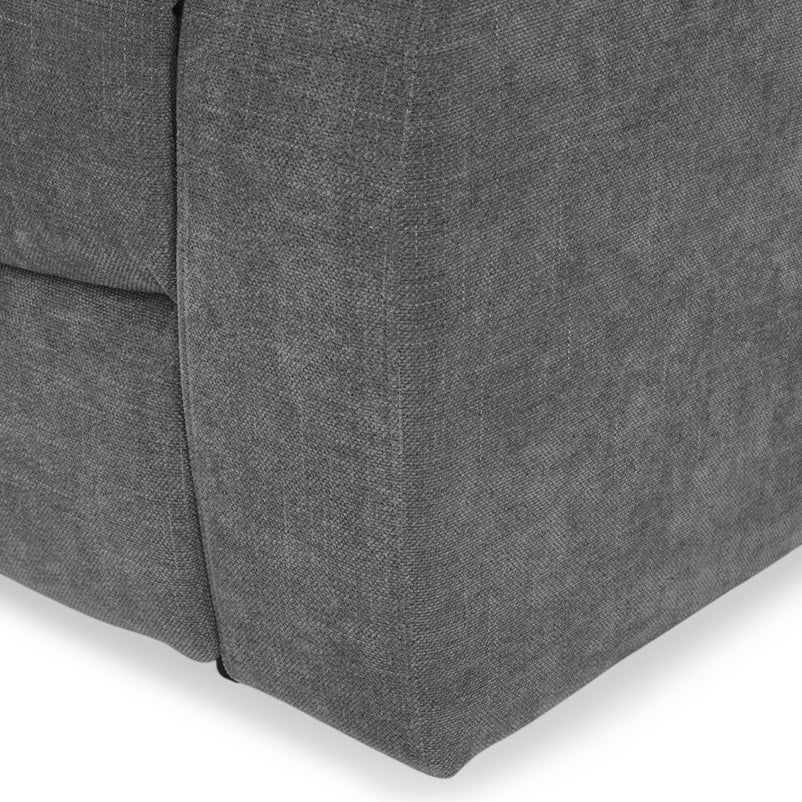 ALMATY Canapea 3 locuri, 2 reclinere electrice, stofă