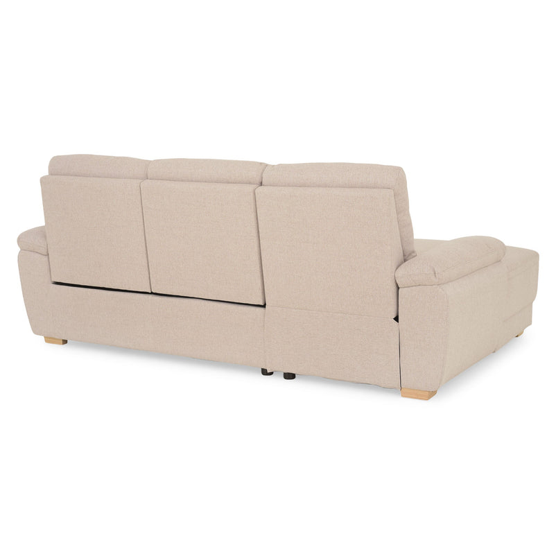 LAYTON Colțar, șezlong stânga/dreapta, recliner electric, stofă