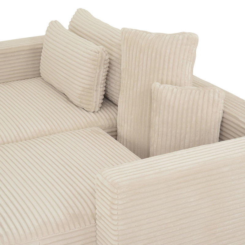 ERDING Colțar extensibil, șezlong stânga/dreapta și ladă depozitare, stofă