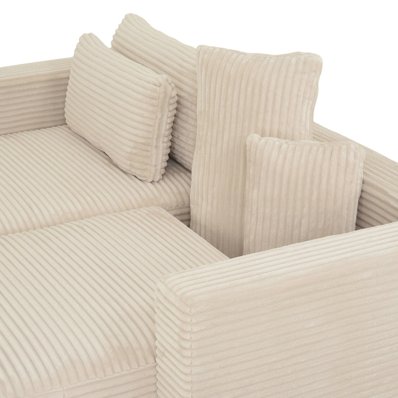 ERDING Colțar extensibil, șezlong stânga/dreapta și ladă depozitare, stofă