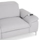 SOUND Colțar șezlong stânga/dreapta, 1 recliner electric și mecanism tetiere, stofă