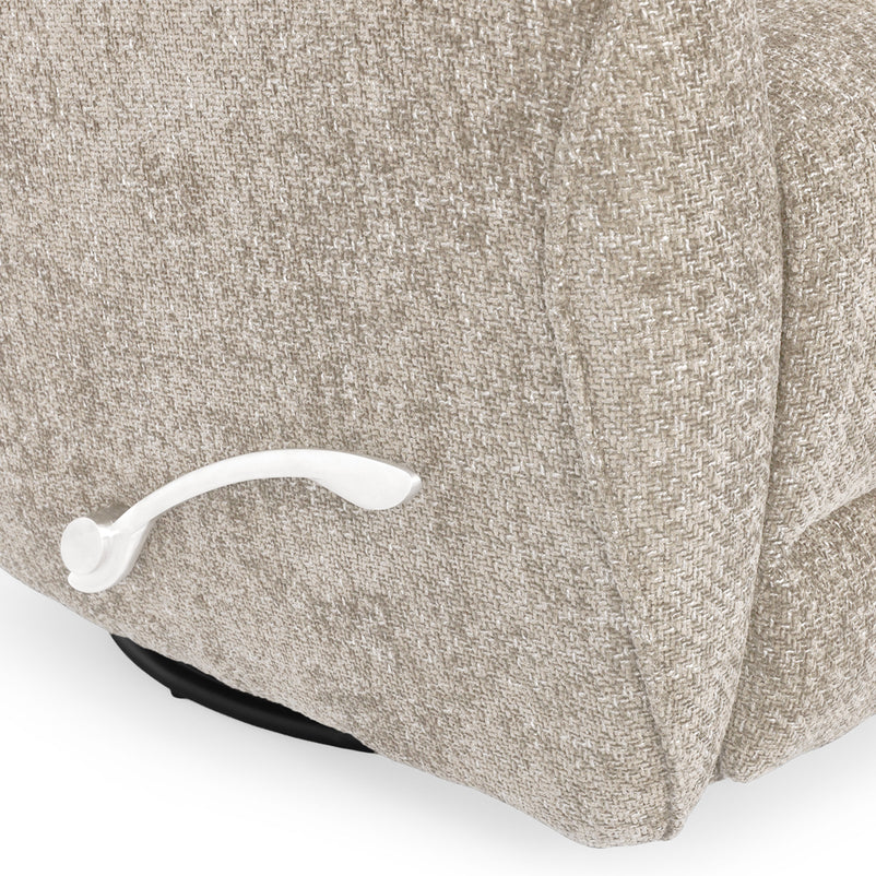 KERSEY Fotoliu rotativ, recliner manual, stofă