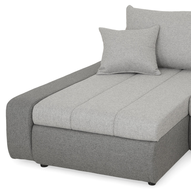 AURA Ansamblu colț extensibil stânga/dreapta, stofă