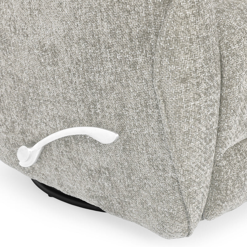 KERSEY Fotoliu rotativ, recliner manual, stofă