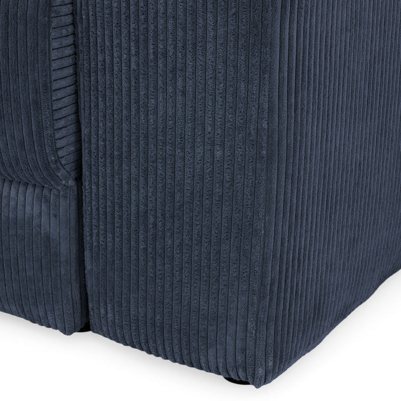 MELUN Canapea extensibilă, 3 locuri, ladă depozitare, stofă