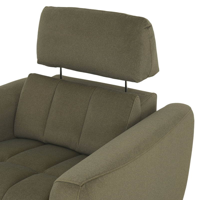 WISNER Fotoliu, recliner electric, mecanism electric tetieră, stofă