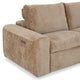 NEW JERSEY Colțar cu șezlong electric stânga/dreapta, 1 recliner electric, mecanism tetieră, USB, stofă