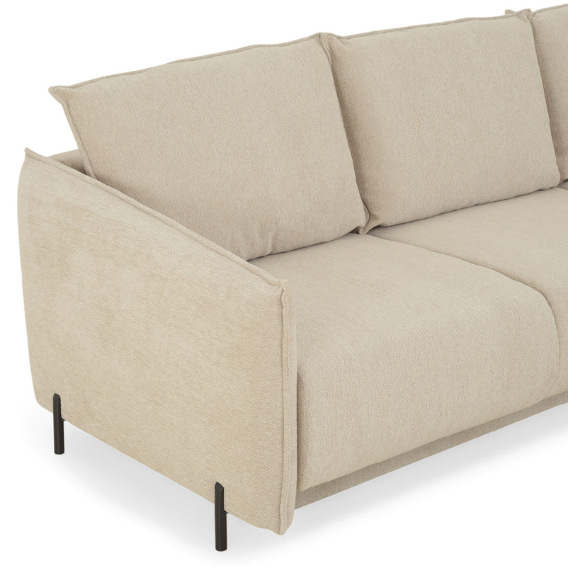 GRIGNY Colțar extensibil, șezlong stânga, ladă depozitare, stofă