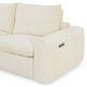 NEW JERSEY Colțar cu șezlong electric stânga/dreapta, 1 recliner electric, tetiere reglabile, USB, consolă depozitare, stofă