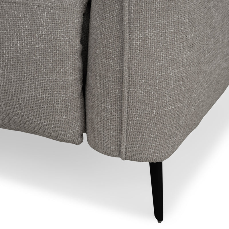 CARVER Canapea 3 locuri, 2 reclinere electrice și mecanism tetiere, stofă