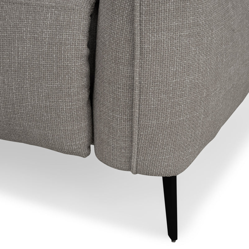 CARVER Canapea 3 locuri, 2 reclinere electrice și mecanism tetiere, stofă