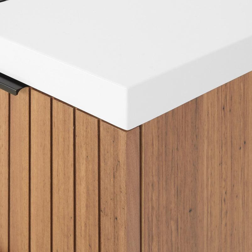 HARVEY Set mobilier baie, mască lavoar, lavoar și oglindă