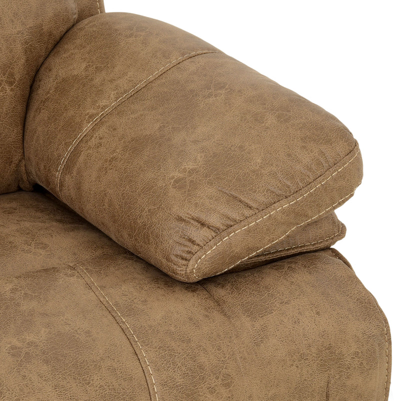 BRISBANE Fotoliu, recliner electric și mecanism tetieră, stofă