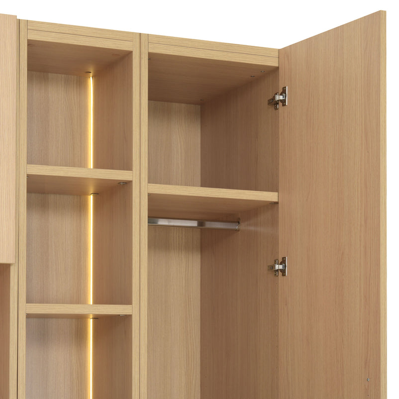 COMPACT Dressing 9 uși, spațiu TV