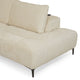 KARSTON Colțar cu șezlong stânga/dreapta, recliner electric, stofă
