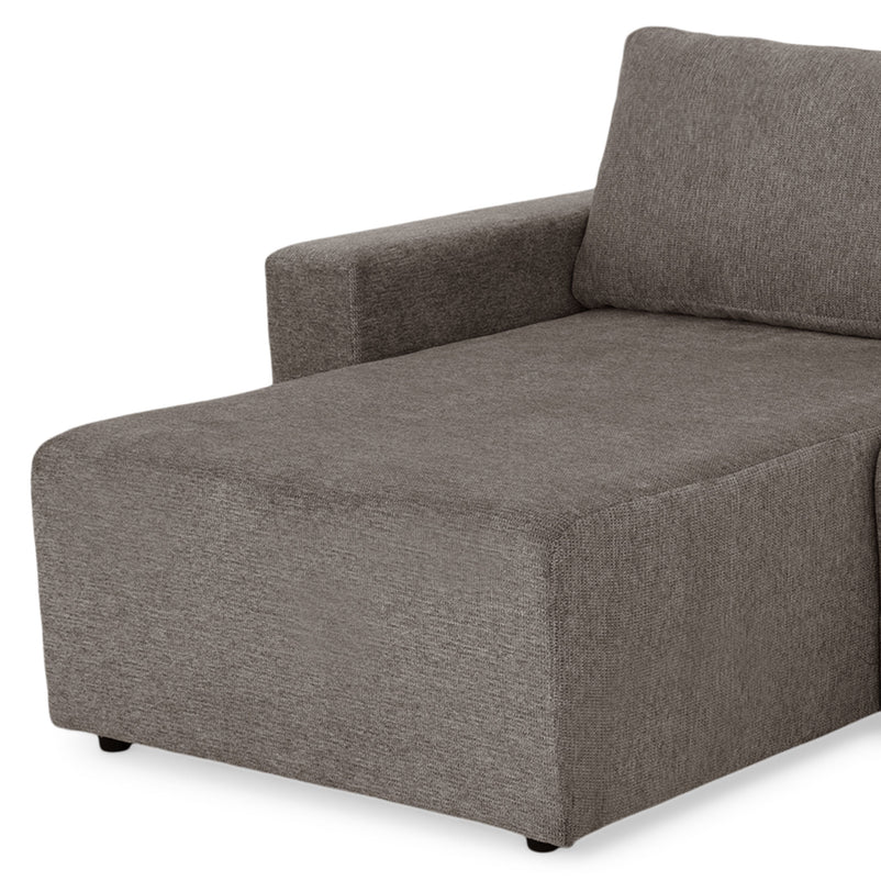 FRIDO Colțar extensibil, șezlong interschimbabil, ladă depozitare, stofă