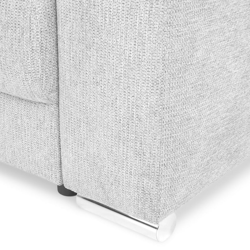 ANTONY Canapea extensibilă, 3 locuri, ladă depozitare, stofă