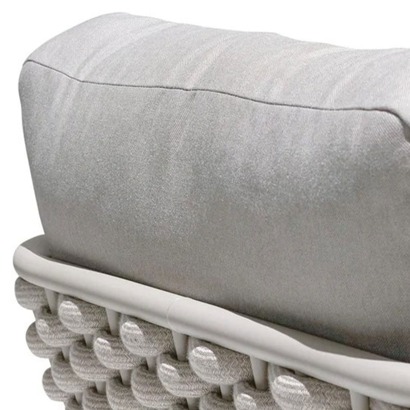 CALOOCAN Set mobilier terasă/grădină, colțar, fotoliu, taburet și măsuță