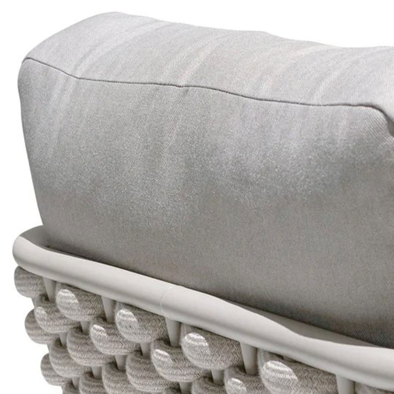 CALOOCAN Set mobilier terasă/grădină, colțar, fotoliu, taburet și măsuță