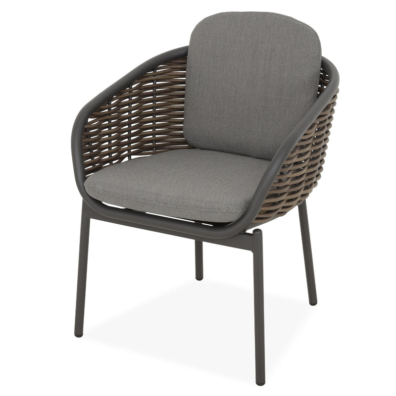 CARSON/BARI Set mobilier terasă/grădină, 8 scaune și masă extensibilă