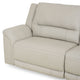 SUNNERST Canapea 3 locuri, 2 reclinere electrice, piele