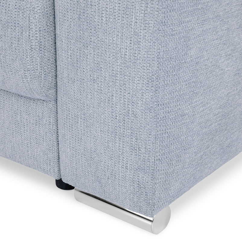 ANTONY Canapea extensibilă, 3 locuri, ladă depozitare, stofă