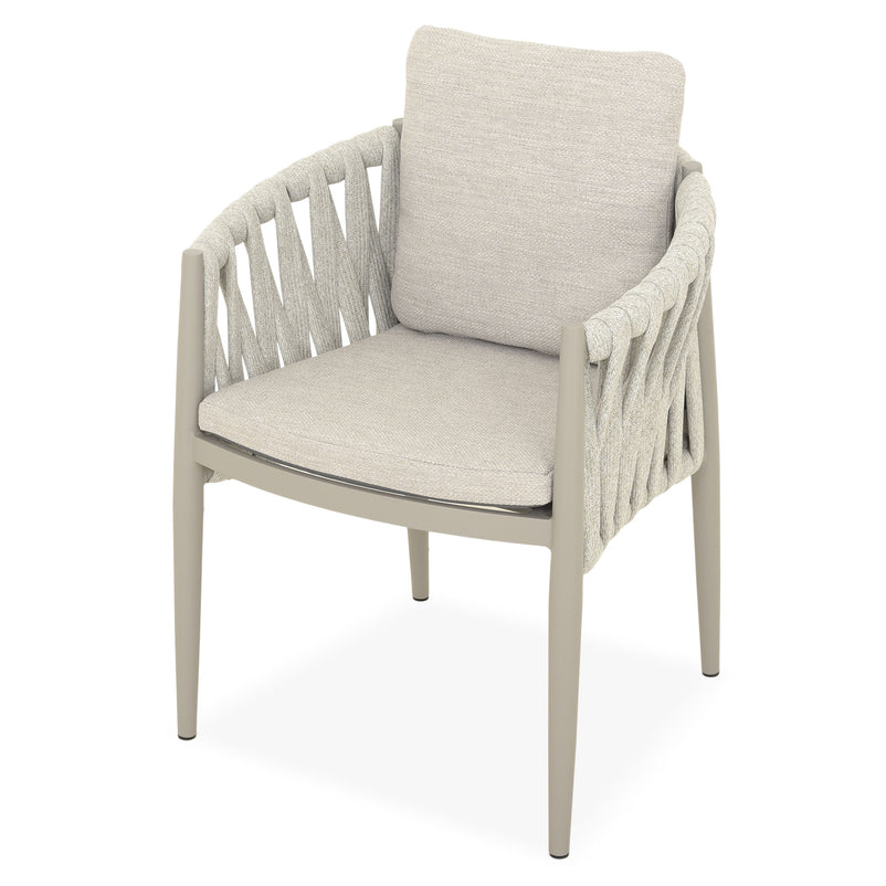 DAYTONA Set mobilier terasă/grădină, 8 scaune și masă extensibilă