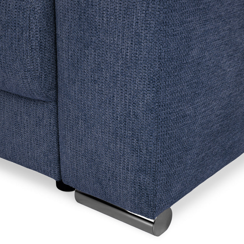 ANTONY Canapea extensibilă, 3 locuri, ladă depozitare, stofă