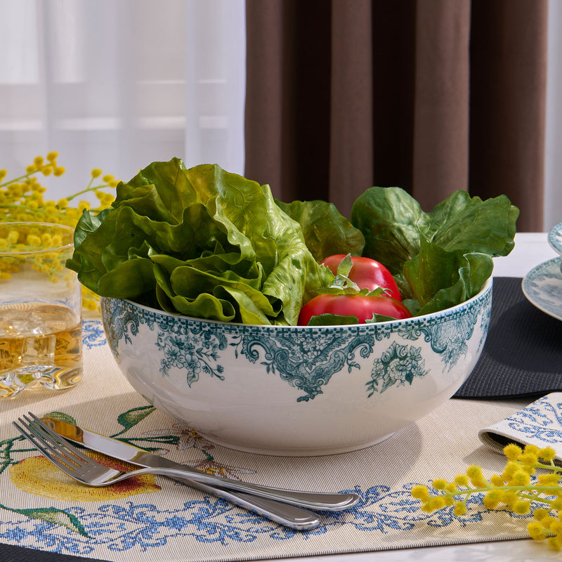 BELLAROSA Bol salată, porțelan, D.23.5cm