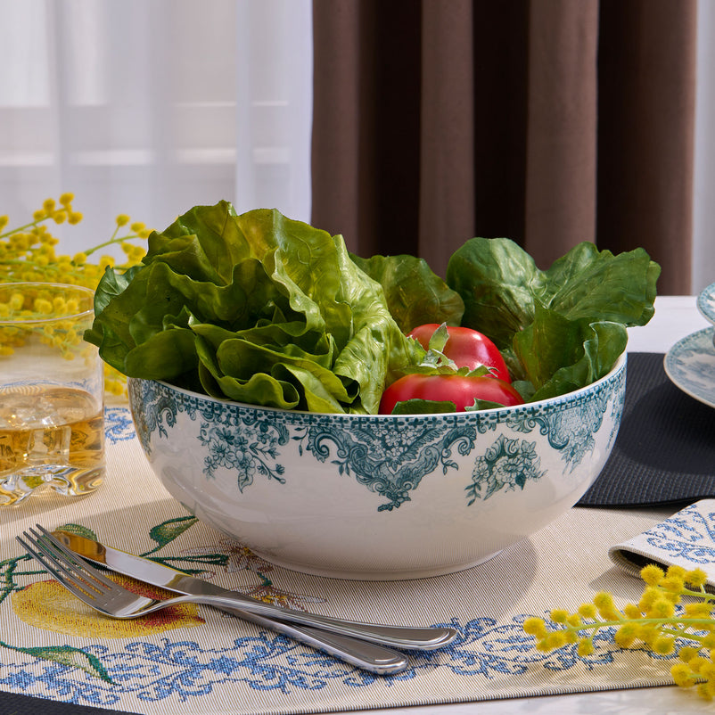 BELLAROSA Bol salată, porțelan, D.23.5cm