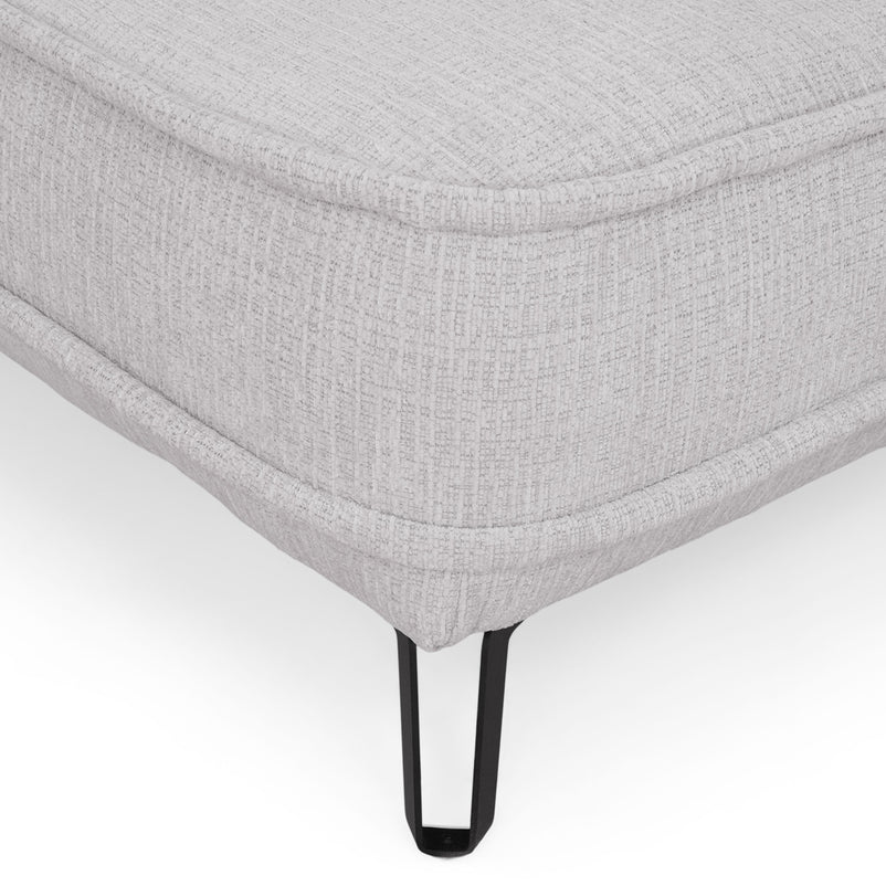 CHOLET Colțar extensibil, șezlong stânga/dreapta, ladă depozitare, stofă