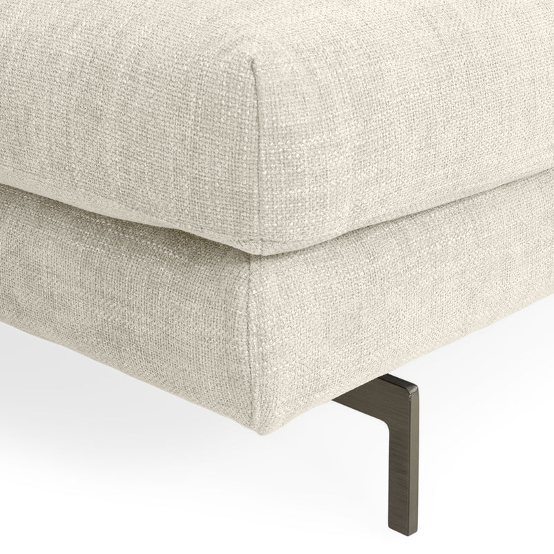 MISTERY Colțar șezlong stânga/dreapta cu mecanism manual spătar și brațe, stofă