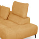 KARSTON Colțar cu șezlong stânga/dreapta, recliner electric, stofă