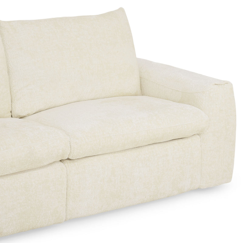 NEW JERSEY Colțar cu șezlong electric stânga/dreapta, 1 recliner electric, tetiere reglabile, USB, consolă depozitare, stofă
