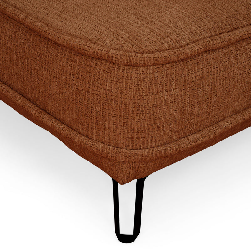 CHOLET Colțar extensibil, șezlong stânga/dreapta, ladă depozitare, stofă