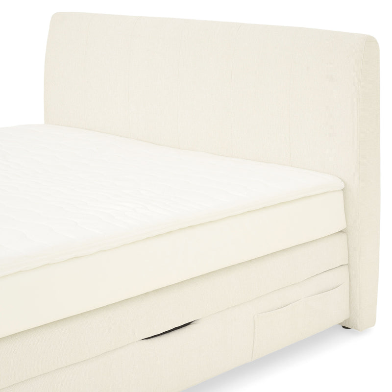 THANI Pat tapițat, 180x200cm, electric, boxspring, spațiu depozitare, saltea, spațiu TV incluse