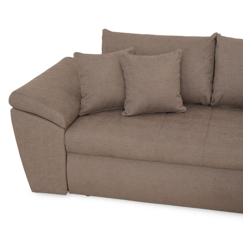 ESCAPE Colțar extensibil cu șezlong stânga/dreapta, stofă