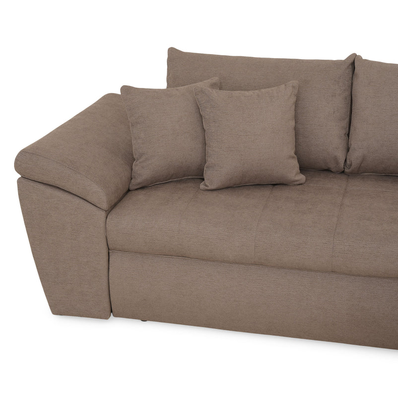 ESCAPE Colțar extensibil cu șezlong stânga/dreapta, stofă