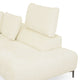 KARSTON Colțar cu șezlong stânga/dreapta, recliner electric, stofă