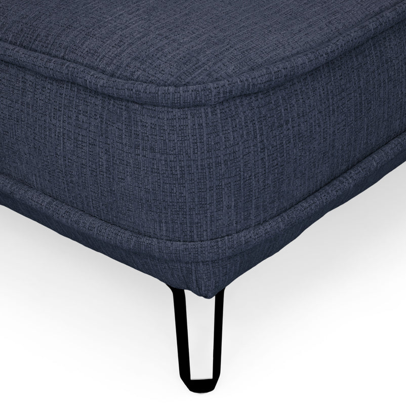 CHOLET Colțar extensibil, șezlong stânga/dreapta, ladă depozitare, stofă