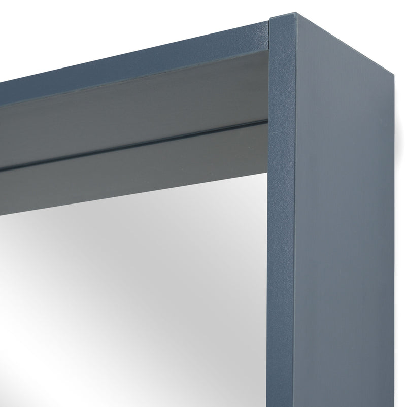 MARINE Set mobilier baie, mască lavoar 2 sertare, lavoar ceramică și dulap baie suspendat cu oglindă