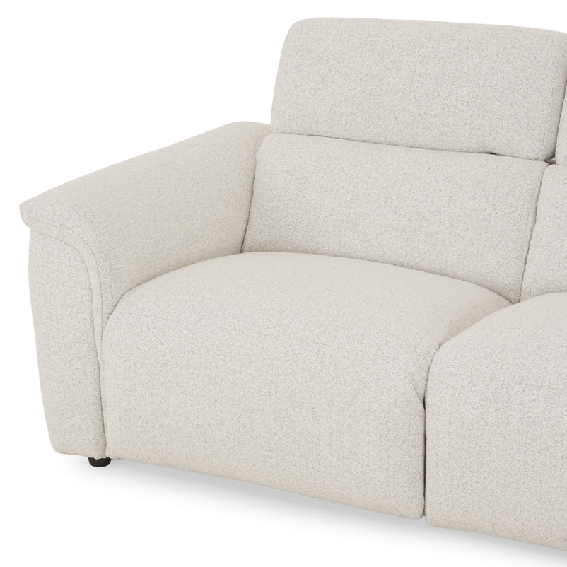 ADDISON Colțar, 2 reclinerele electrice, lampă, încărcare USB, stofă