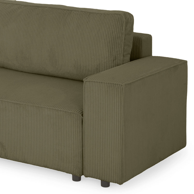 AINE Colțar extensibil, șezlong interschimbabil cu ladă depozitare, stofă