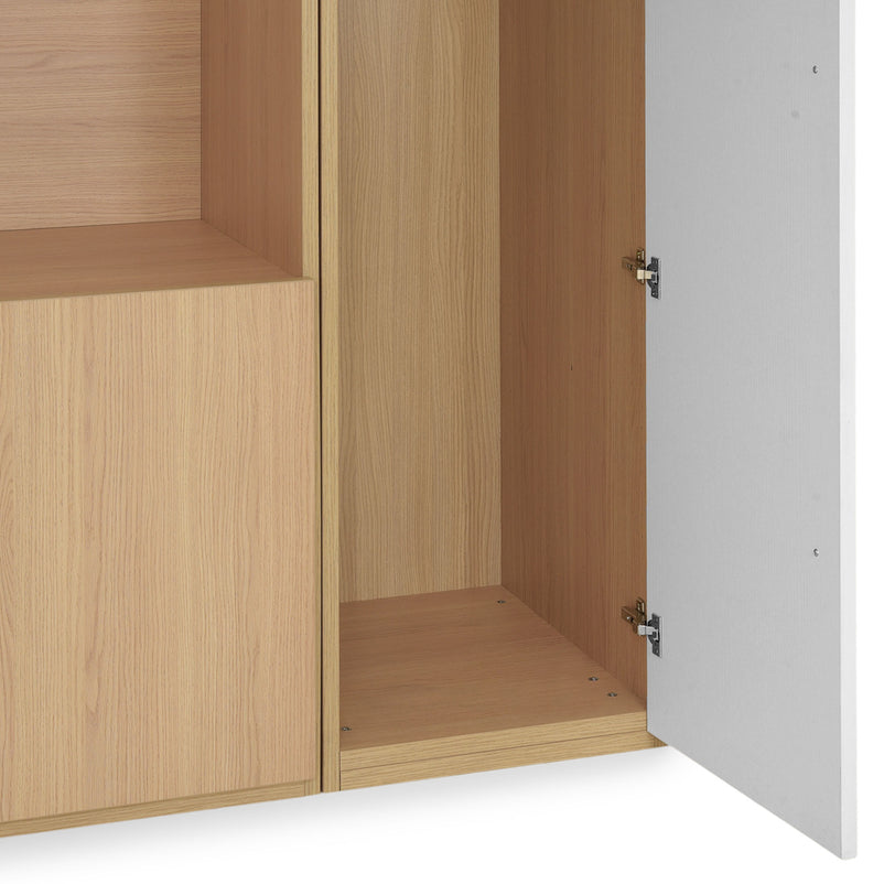 COMPACT Dressing 9 uși, spațiu TV