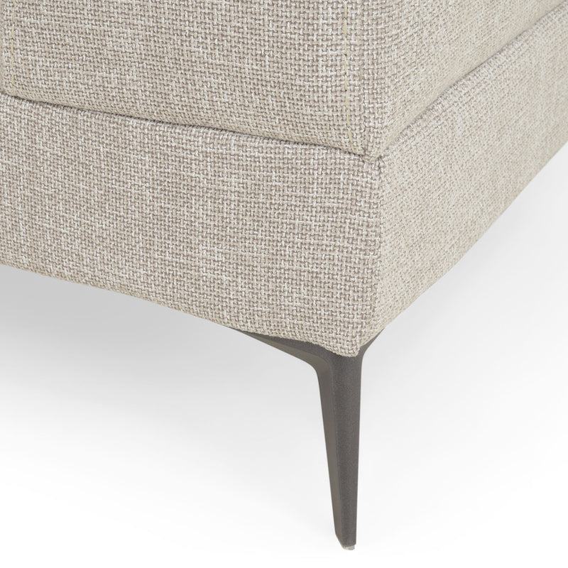 MAINE Canapea 3 locuri, mecanism spătar și tetiere, stofă